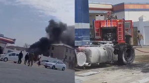 Qoraqalpog‘istonda yuk mashinasining baki portlab ketdi