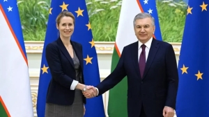 Shavkat Mirziyoyev Kaya Kallasni qabul qildi: ma’lumotlar