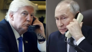 Tramp Putin bilan ikki soatdan ortiq telefon orqali muloqot qildi