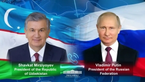 Mirziyoyev va Putin amaliy hamkorlikning dolzarb masalalarini muhokama qildi