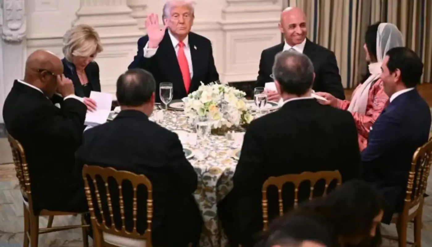 Donald Tramp Oq uyda iftorlik tashkil qildi (video)
